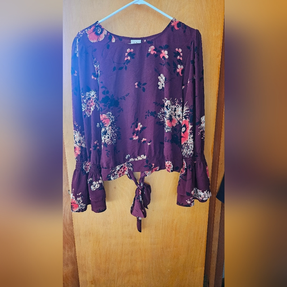 Flower Print Blouse